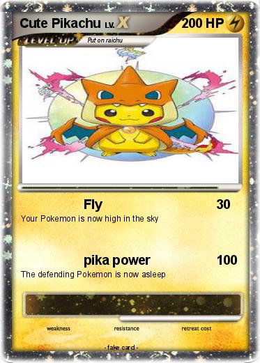 Pokemon Cute Pikachu
