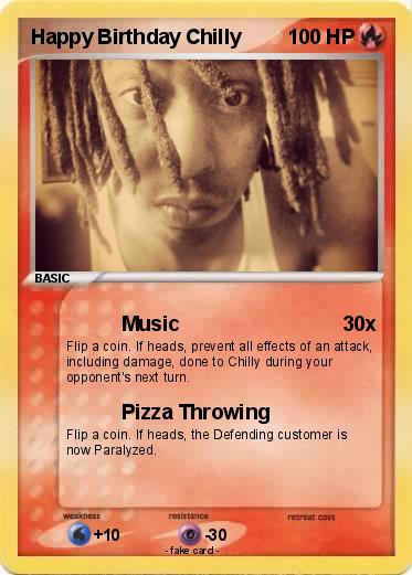 Pokemon Happy Birthday Chilly