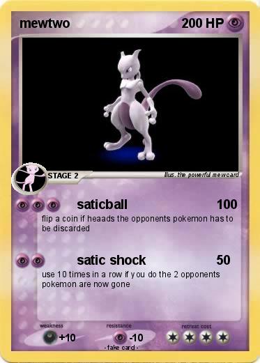 Pokemon mewtwo