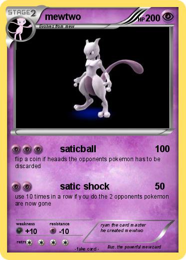 Pokemon mewtwo