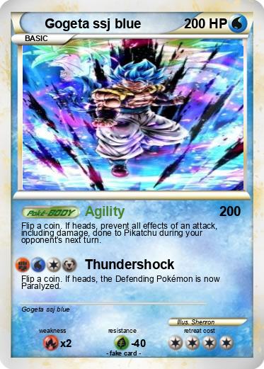 Pokemon Gogeta ssj blue