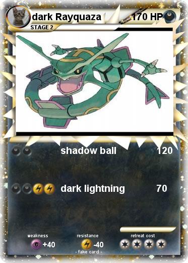 Pokemon dark Rayquaza