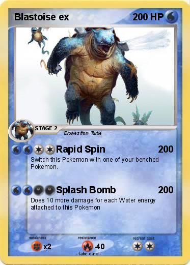 Pokemon Blastoise ex
