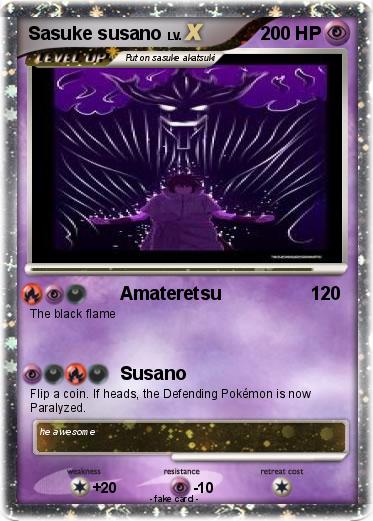 Pokemon Sasuke susano