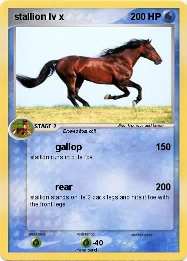 Pokemon stallion lv x