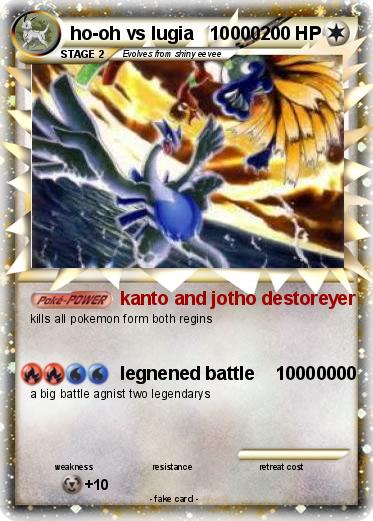 Pokemon ho-oh vs lugia   10000