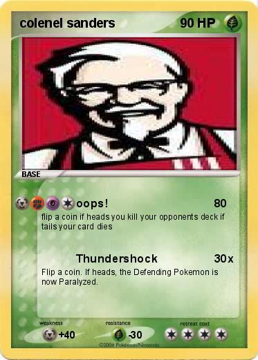Pokemon colenel sanders