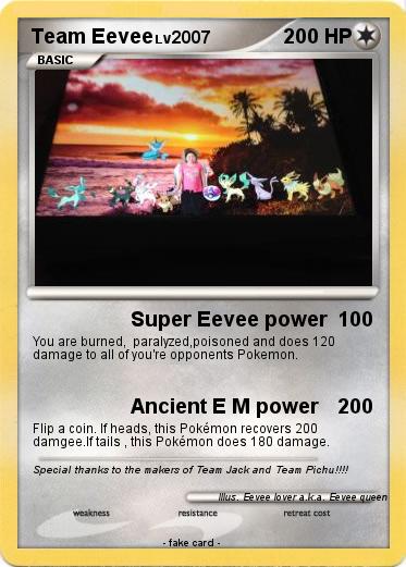 Pokemon Team Eevee