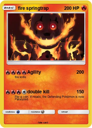 Pokemon fire springtrap