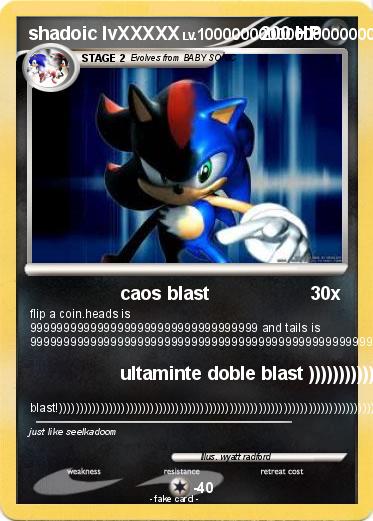 Pokemon shadoic lvXXXXX