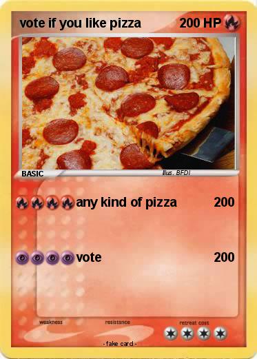 Pokemon vote if you like pizza