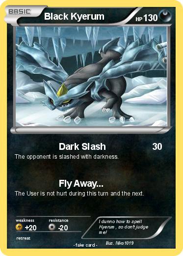 Pokemon Black Kyerum
