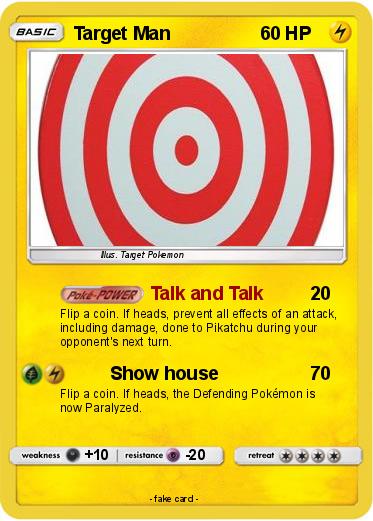 Pokemon Target Man