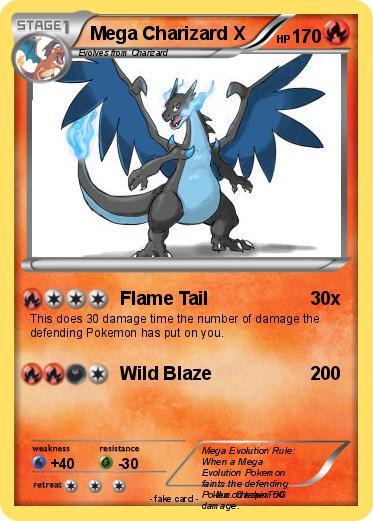 Pokemon Mega Charizard X