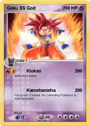 Pokemon Goku SS God