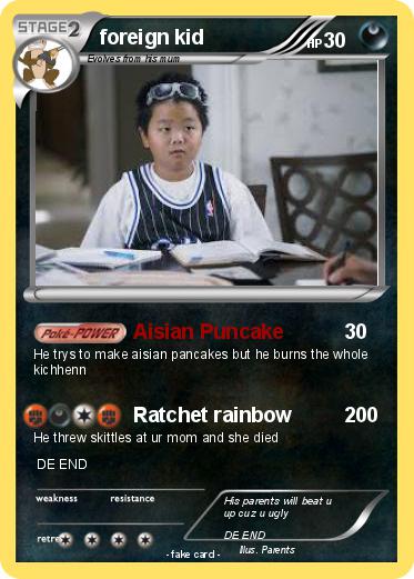 Pokemon foreign kid