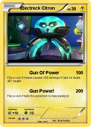 Pokemon Electreck Citron
