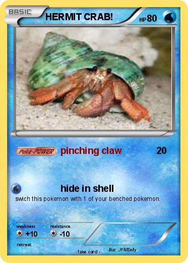 Pokemon HERMIT CRAB!