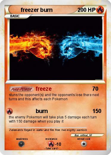Pokemon freezer burn