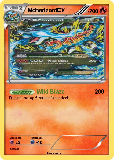 Pokemon McharizardEX