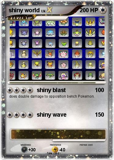 Pokemon shiny world
