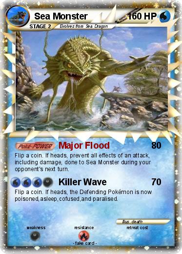 Pokemon Sea Monster