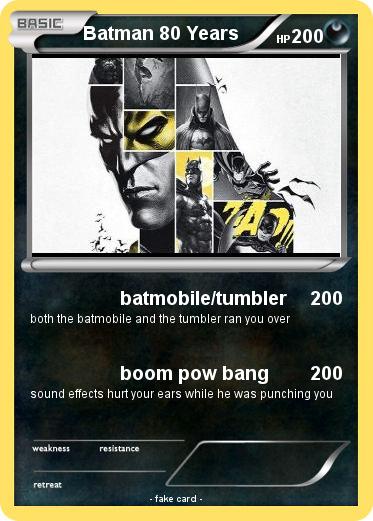 Pokemon Batman 80 Years