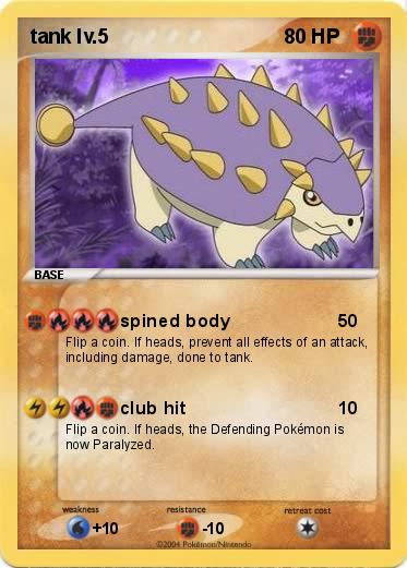 Pokemon tank lv.5