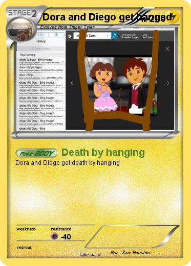 Pokemon Dora and Diego get hanged