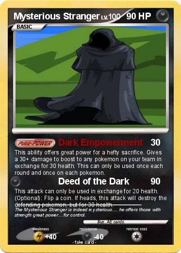 Pokemon Mysterious Stranger