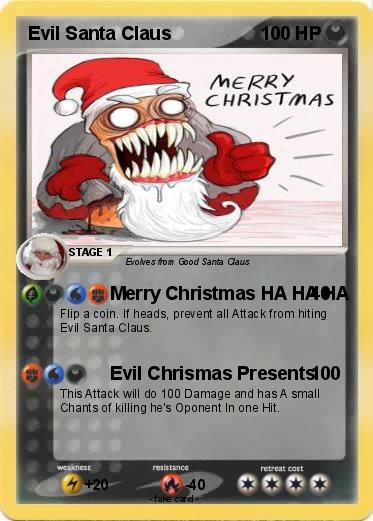Pokemon Evil Santa Claus