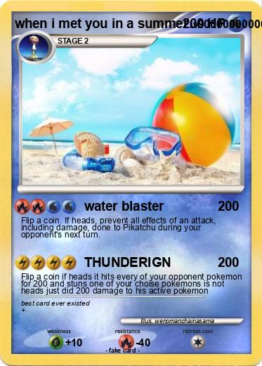 Pokemon when i met you in a summer