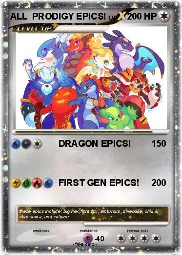 Pokemon ALL  PRODIGY EPICS!