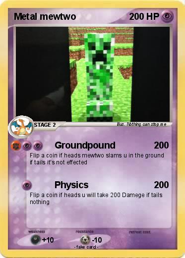 Pokemon Metal mewtwo