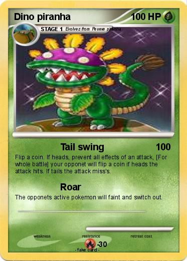 Pokemon Dino piranha