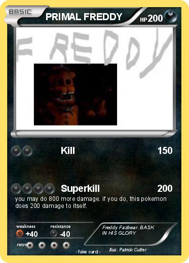 Pokemon PRIMAL FREDDY