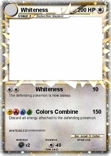 Pokemon Whiteness
