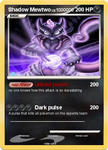 Pokemon Shadow Mewtwo
