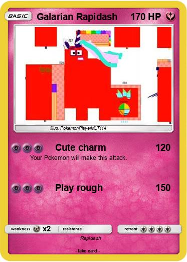 Pokemon Galarian Rapidash