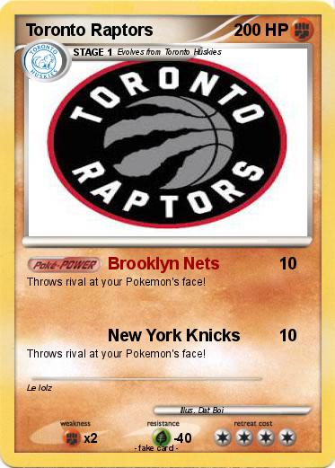 Pokemon Toronto Raptors