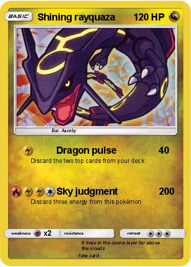 Pokemon Shining rayquaza