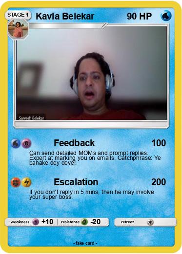 Pokemon Kavla Belekar