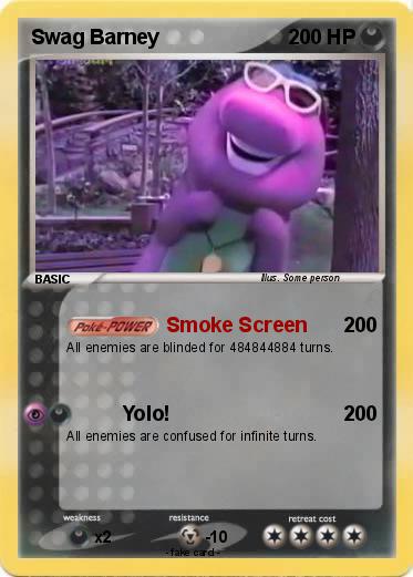 Pokemon Swag Barney