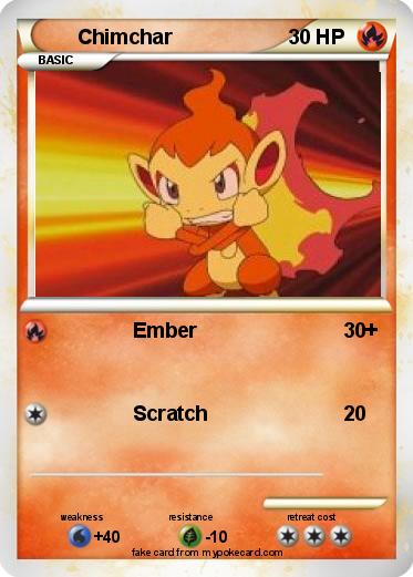 Pokemon Chimchar