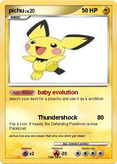 Pokemon pichu