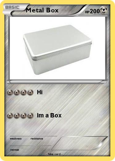 Pokemon Metal Box