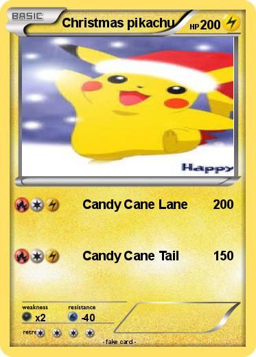 Pokemon Christmas pikachu