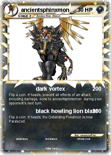 Pokemon ancientsphinxmon