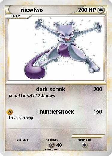 Pokemon mewtwo