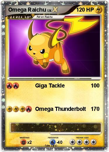 Pokemon Omega Raichu